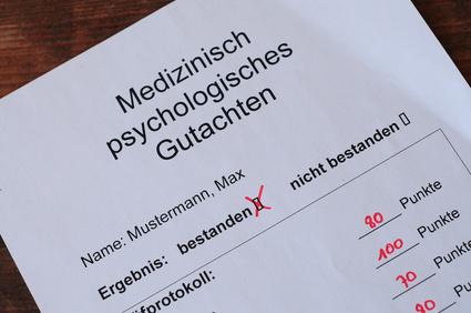 MPU Medizinisch-Psychologische Untersuchung